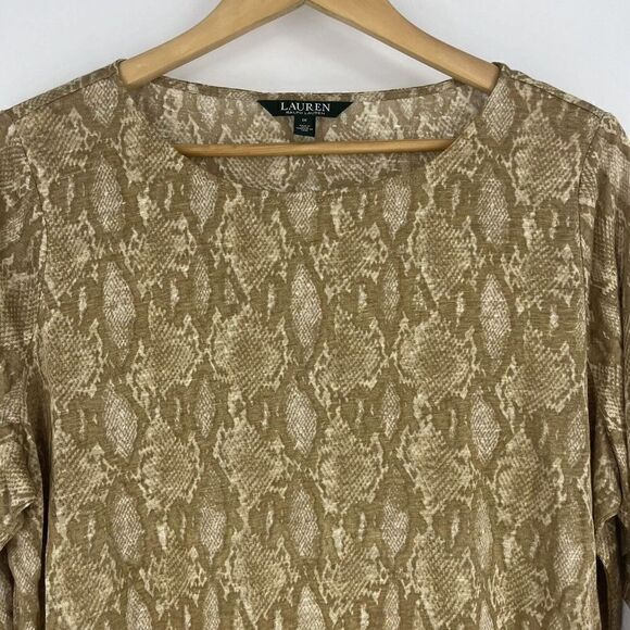 Lauren Ralph Lauren Sweater Snake Print - Picture 2 of 6